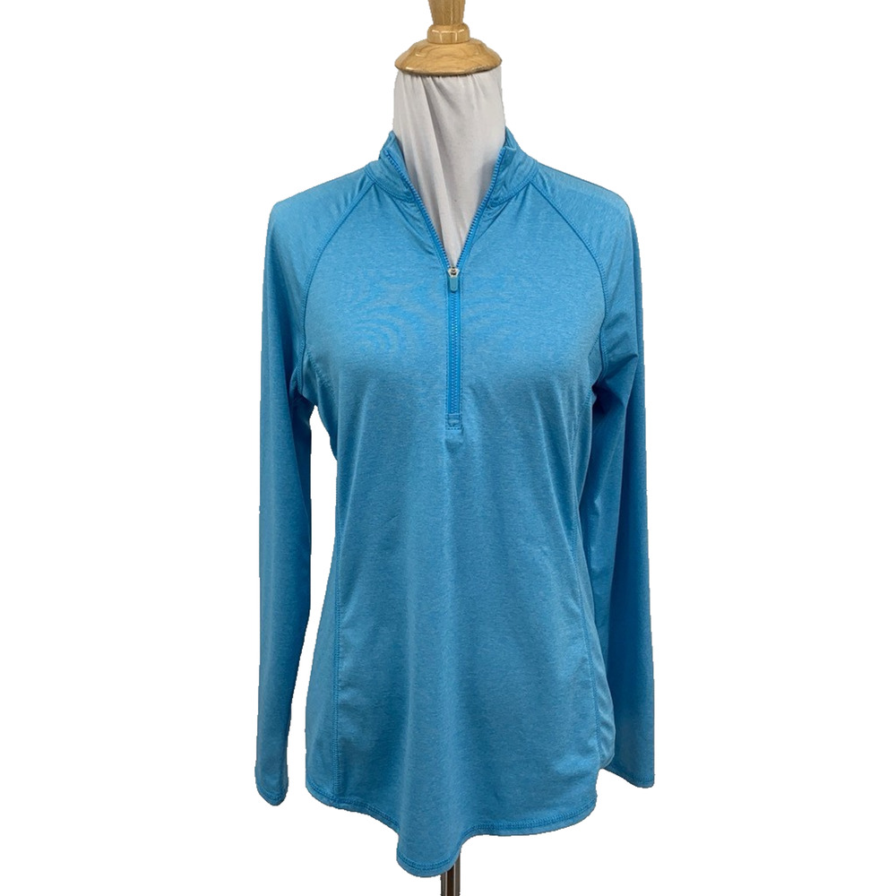 Jofit Shirt Womens S Small Water 1/4 Zip Long Sleeve Pullover Performance Golf